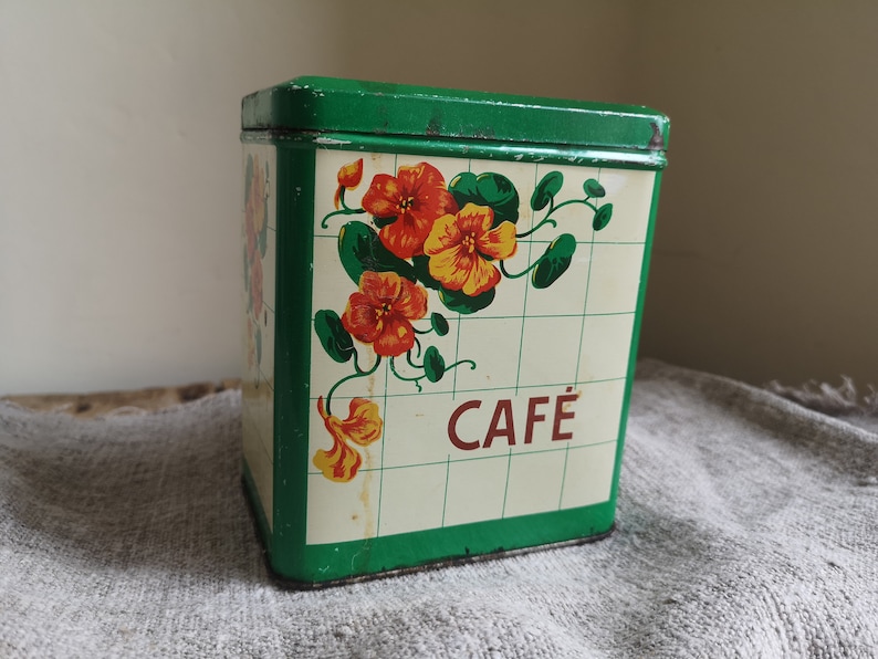 2 Antique French Tins for the Kitchen image 2