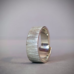 Asymmetrical Silver ring