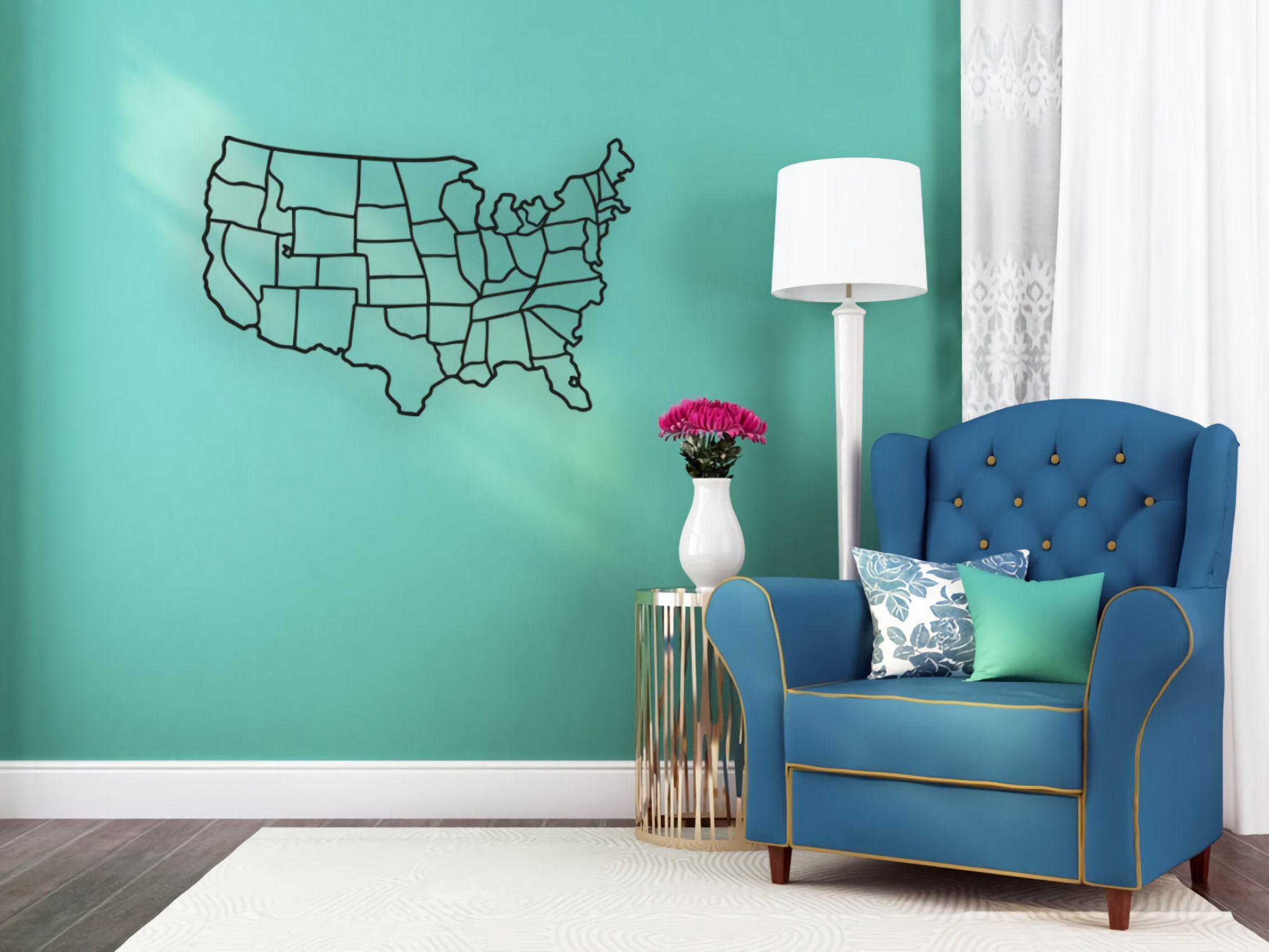 Metal U S Map Wall Art U S A Wall - Il Fullxfull.4114143470 5ibo