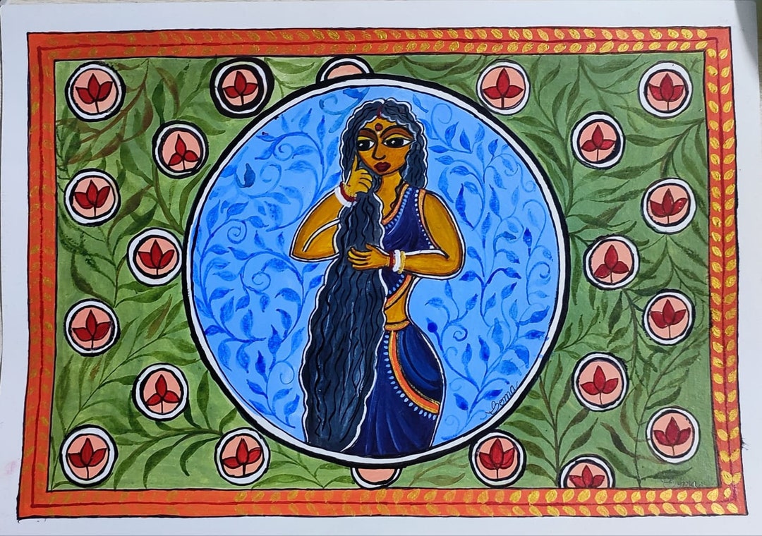 Handmade Madhubani Painting Etsy