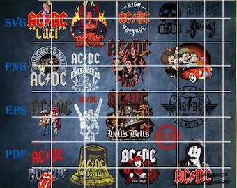 Acdc High Voltage Svg - Etsy