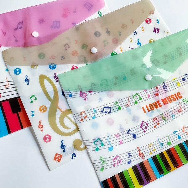 Leather Music Folder Etsy