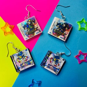 SA Game Cover Holo Earrings