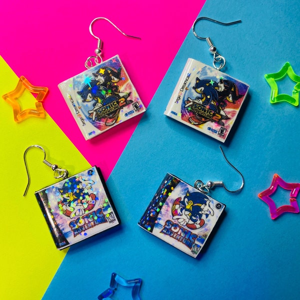 SA Game Cover Holo Earrings