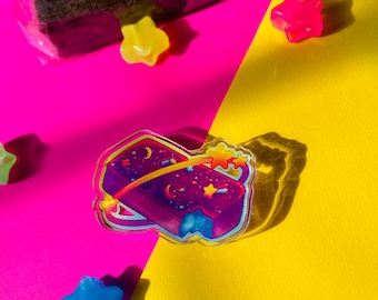 Cosmic brownie pin