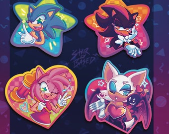 Holographic Starry eyed Speedsters Stickers