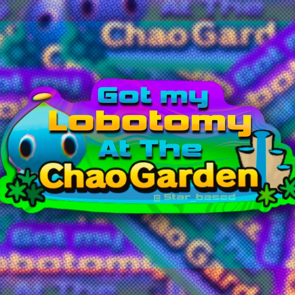 Lobotomy Garden Holo-speckle Sticker