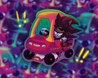 Ridin’ Dirty Holo Shadow sticker