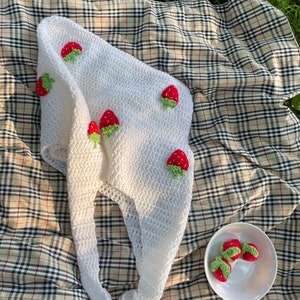 CROCHET PATTERN PDF Strawberry Bag image 2