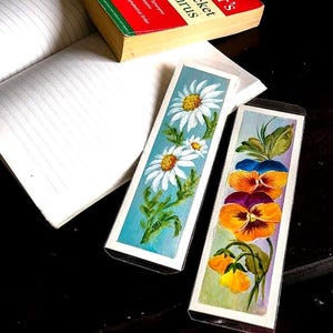 Regalo per gli amanti dei libri - Bestie Tiny Art - Piccolo regalo dipinto a mano per le donne.