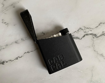 Dab Pal Q-tip y estuche Iso – Limpiador portátil de alcohol isopropílico para Puffco y Quartz Banger