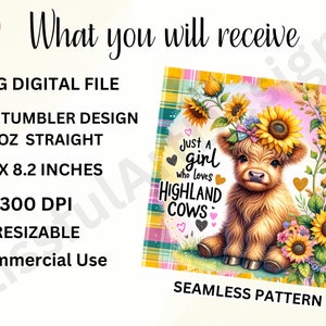 Just A Girl Who Loves Highland Cows Tumbler