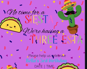 Birthday Invites, gift tags