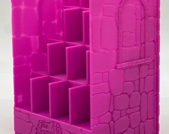 Soda Coaster® Itsy Bitsy Pretty In Pink Castle Inspired Display for Funko® Bitty Pops - New Version