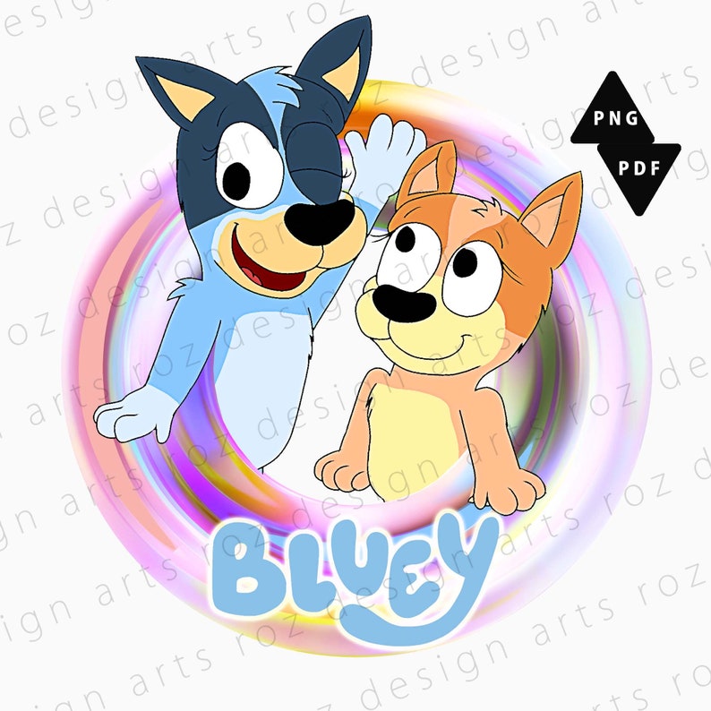Bluey PNG Bluey Clipart Bluey Birthday for Silhouette Cut - Etsy Hong Kong