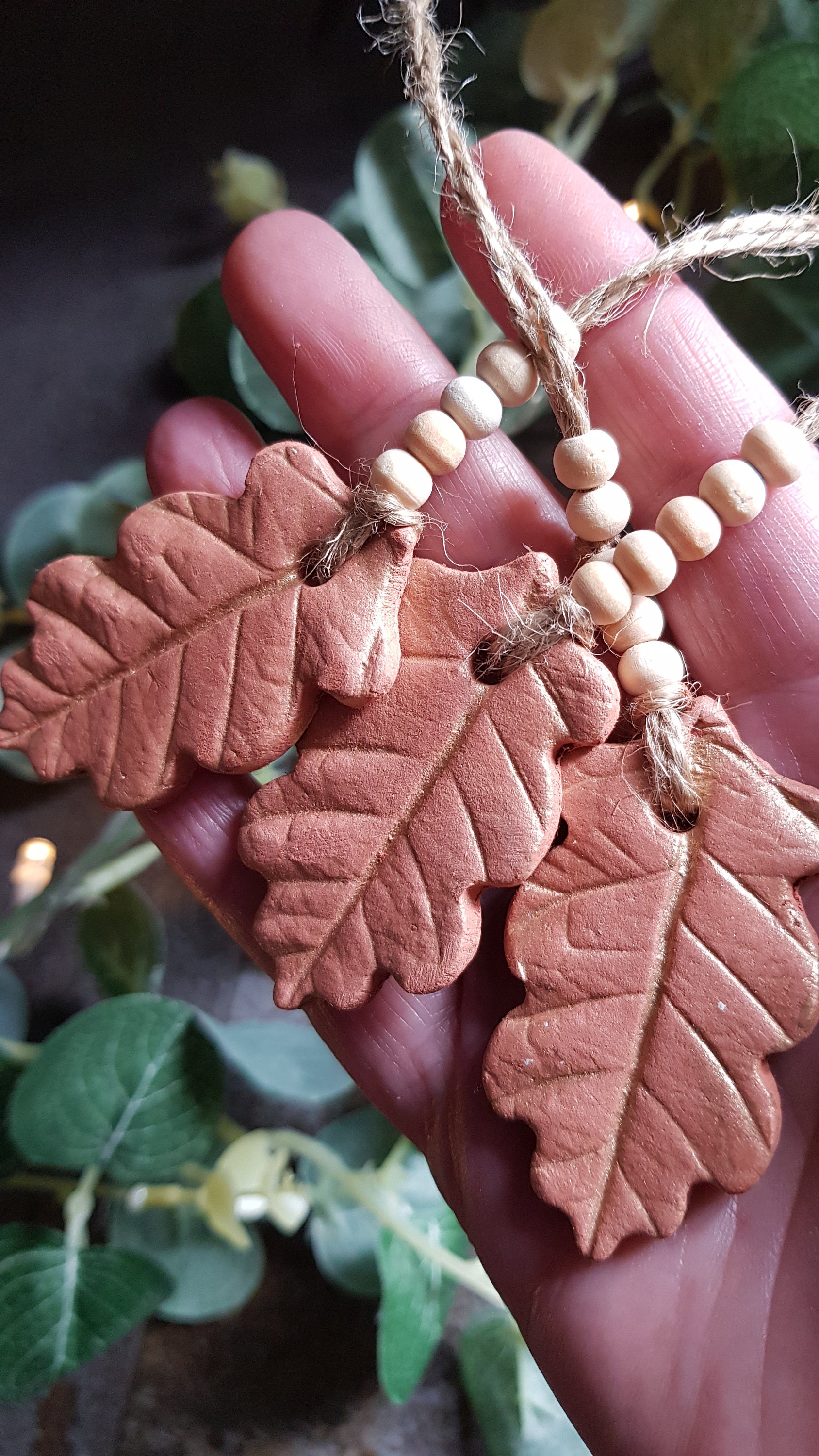 Hanging Clay Diffuser for Essential Oil, Aromatherapy for Car, Nature ...