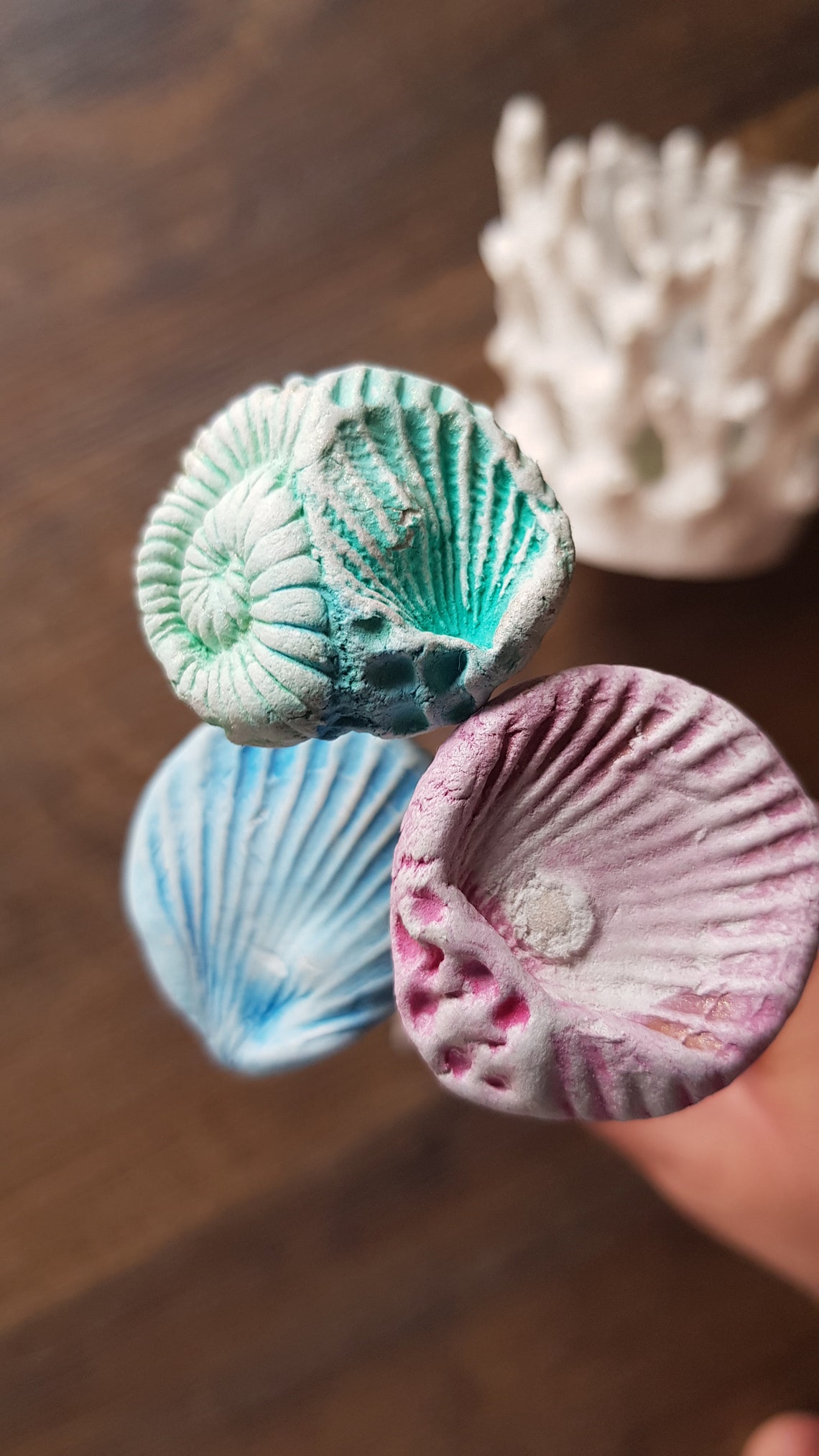 Reed Diffuser Sticks, Ocean Theme Decor, Handmade Clay Oil Diffuser for ...