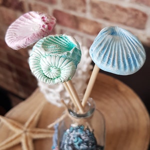 Reed Diffuser Sticks, Ocean Theme Decor, Handmade Clay Oil Diffuser for ...