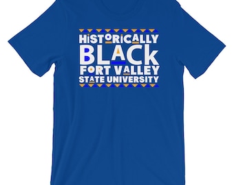 Historically Black Fort Valley State university Blue T-shirt