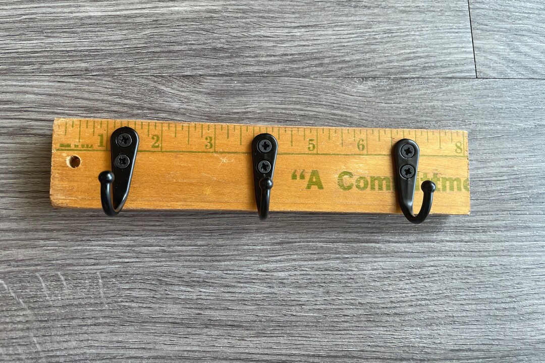 Recycled Ruler 4 Key Holder - Etsy