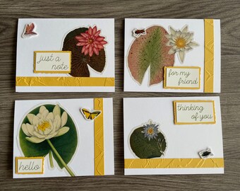 Lovely Lilypads - Set of 4 Cards