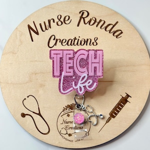 Tech Life Badge Reel, medizinisch, Geschenk, niedliche Badge Reel, Techniker