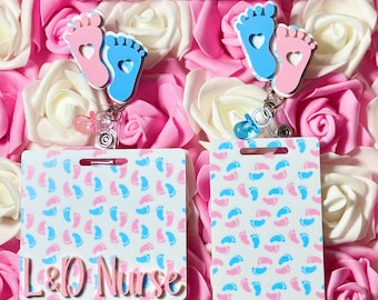 Badge Buddy, Labor and Delivery, NICU, Personalized Badge Buddy, Badge Buddies, Mother Baby Nurse, Medical Gift