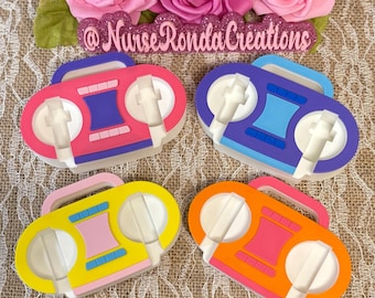 Badge Display Holder, Boombox Badge Reel Holder, Radio Stand for Badge Reels, 3D Printed, Craftors, Badhe Holder