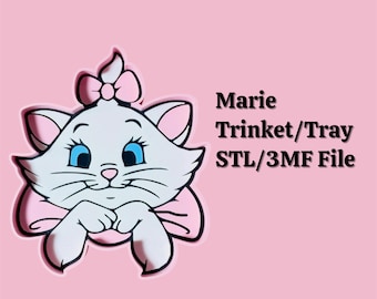 Character Trinket Tray (STL & 3MF Digital Download)