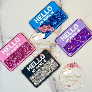 Hello My Name is Badge Reel, Medical, Gift, Funny Badge Reel