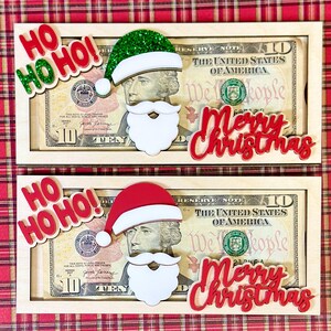 Christmas Money Holder, 3D Birthday Money Holder, Gift,  Money Holder, Cash Holder, Merry Christmas