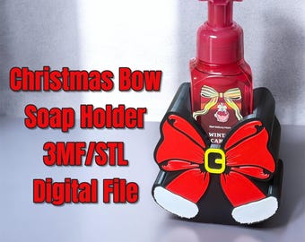 Christmas Soap Holder  (STL & 3MF Digital Download) Bath and Body Works