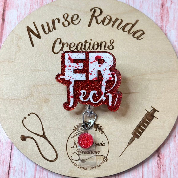 Er Technician Badge Etsy