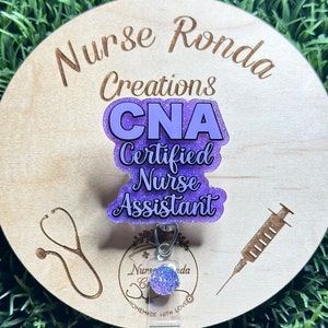CNA Badge, Certified Nursing Assistant, Medical, Gift, Custom