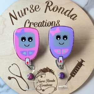 Glucose Meter Badge Reel