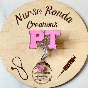 Physical Therapist Badge Reel, PT Badge Reel, Medical, Gift, Physical Therapy