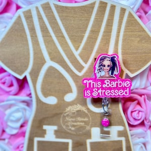 Funny Badge Reel, Pink Badge Reel, RN Badge Reel, LPN Badge,  Healthcareworker Badge, Medical, Custom, Humor Badge