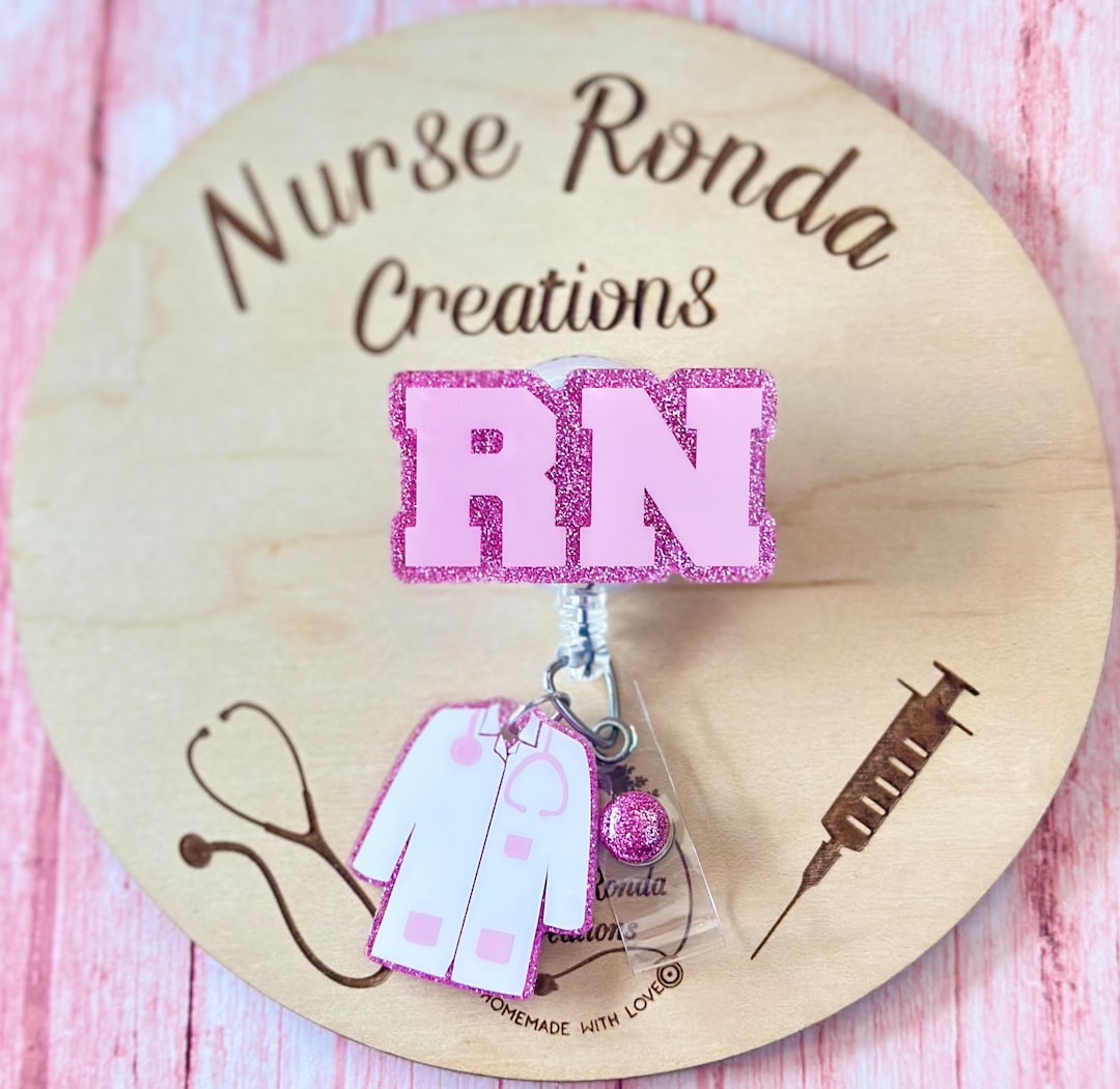 RN Badge, Registered Nurse Badge Reel, Nurse Badge Reel, Medical, Gift — free download