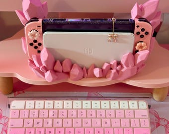 Kristall-Dock-Halter, Schalter-Dock-Halter, niedlich, niedliches Spielen, Geschenk, Ständer, 3D gedruckt