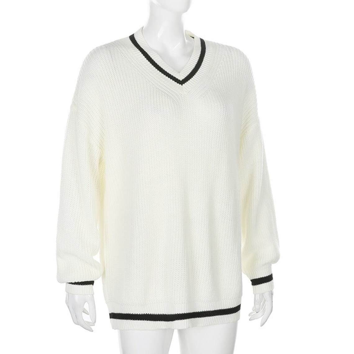 Grandpa Sweater Oversized Vintage Chunky Autumn Long Sleeve Etsy