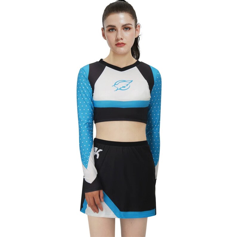 Euphoria Outfit Cheerleader Cosplay Costume Maddy Cassie Etsy