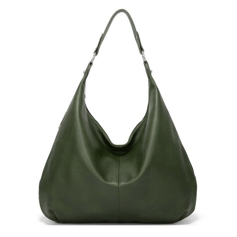 Leather Large Hobo Bag Purse Soft Leather Tote Handbag Women - Etsy