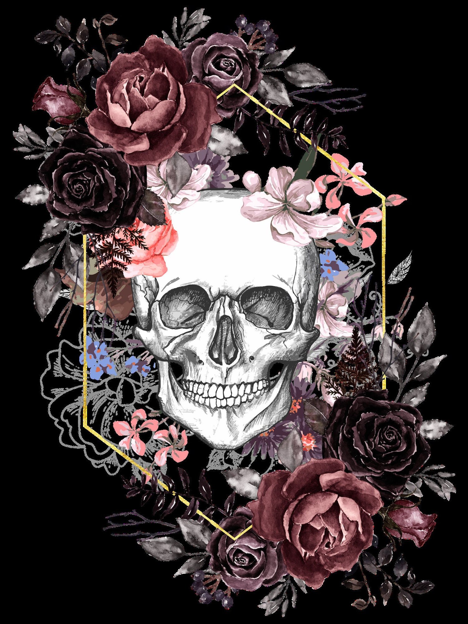 月乃カエル　Skull in the Flowers Skull in the flowersSkull in the flowers|月乃カエルTSUKINO KAERU