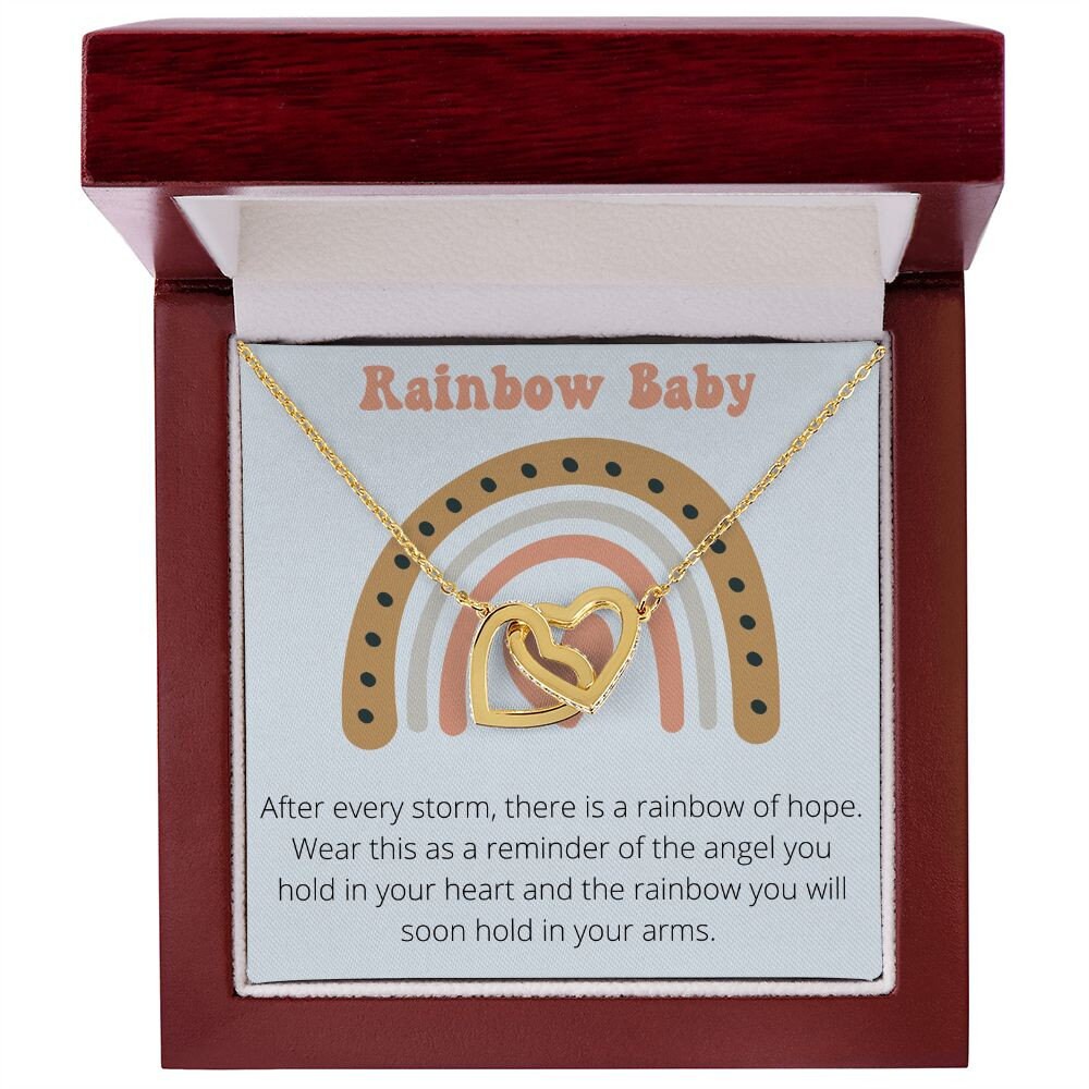 Rainbow Baby Gift for Mom Rainbow Baby Jewelry Angel Baby Etsy