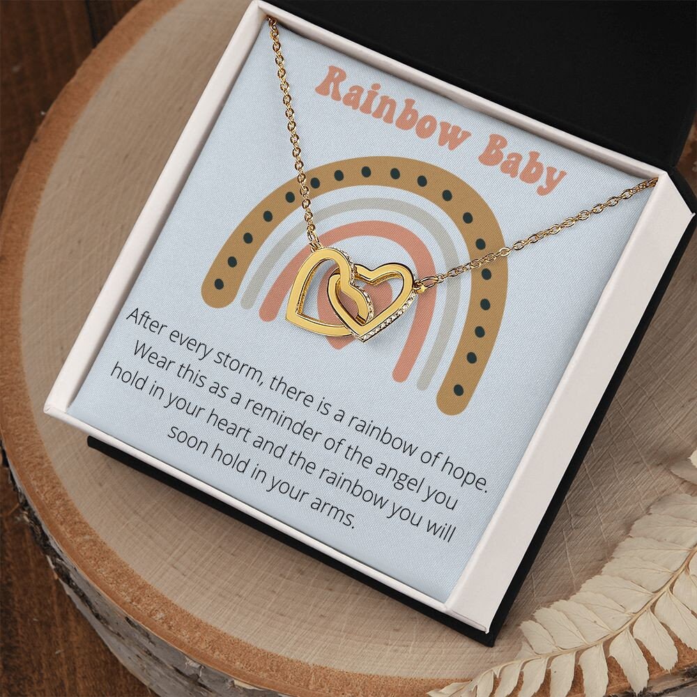Rainbow Baby Gift for Mom Rainbow Baby Jewelry Angel Baby Etsy