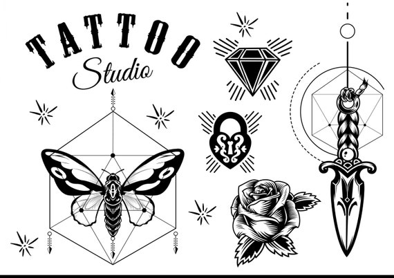 Adult Tattoo Printables - Etsy