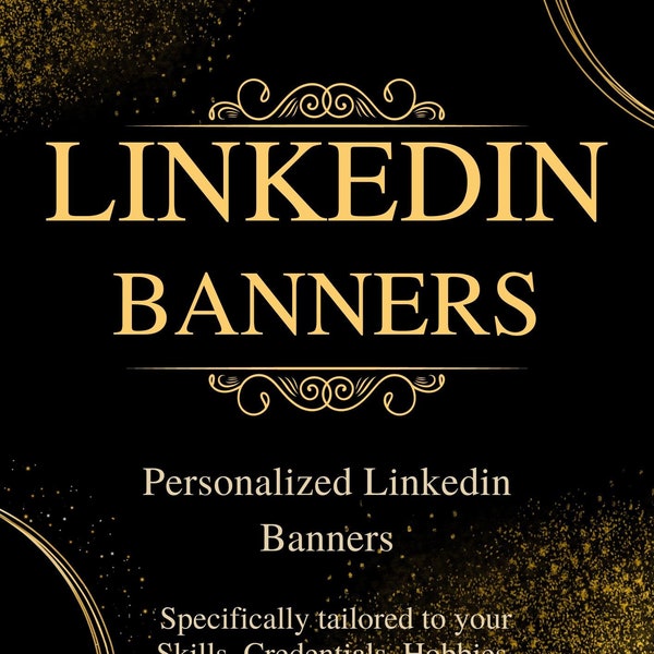 10 x Personalized LinkedIn Banners