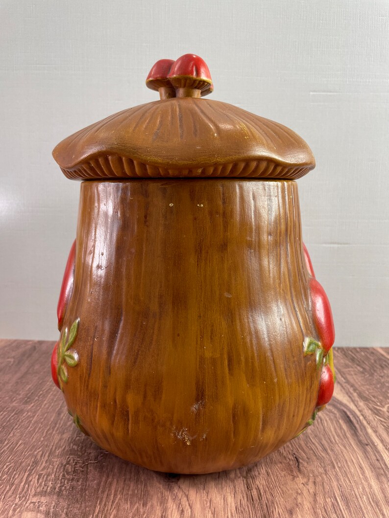 Vtg Arnel's Mushroom Cookie Jar/mushroom Canister Etsy