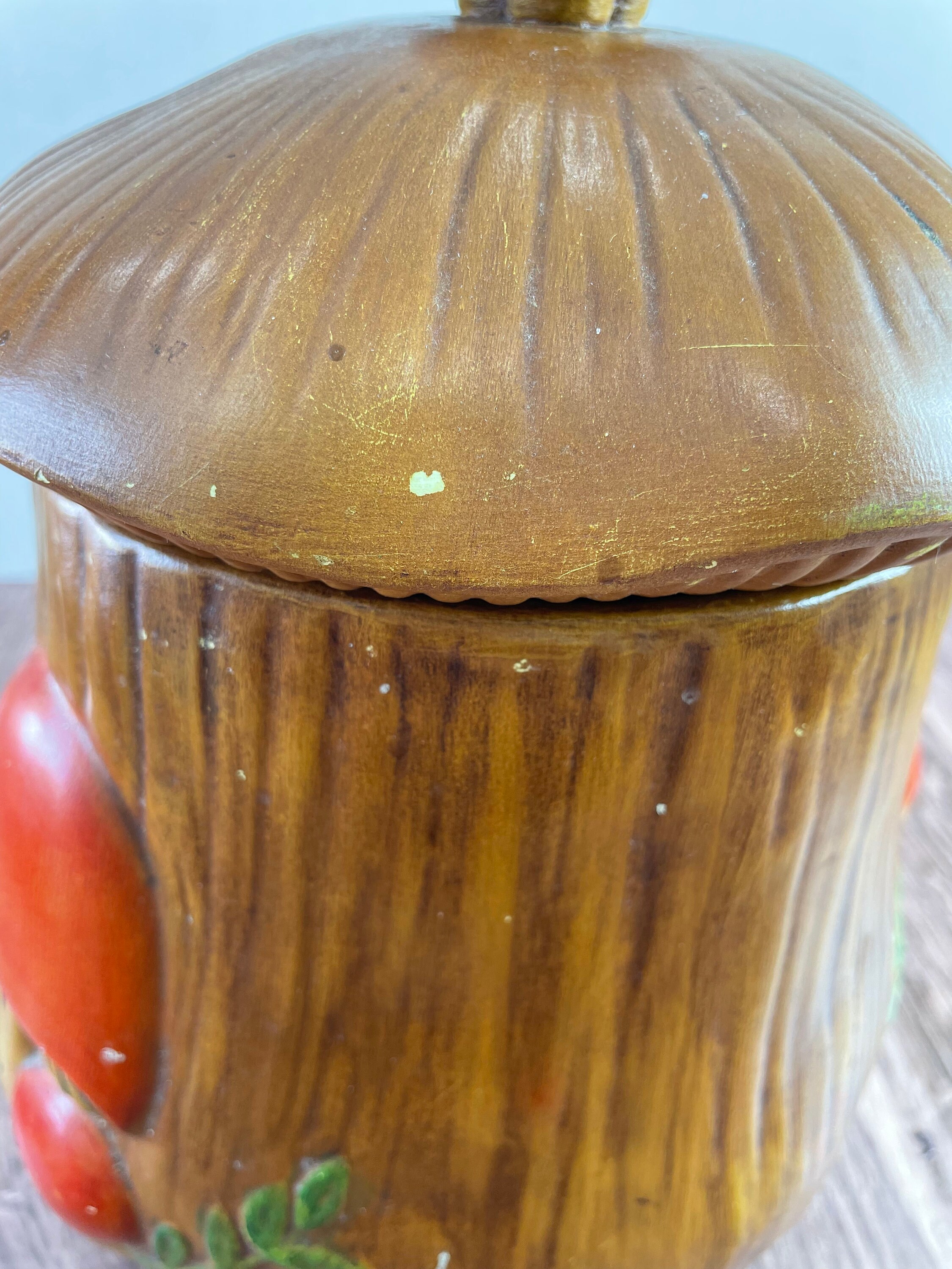 Vtg Arnel's Mushroom Cookie Jar/mushroom Canister Etsy