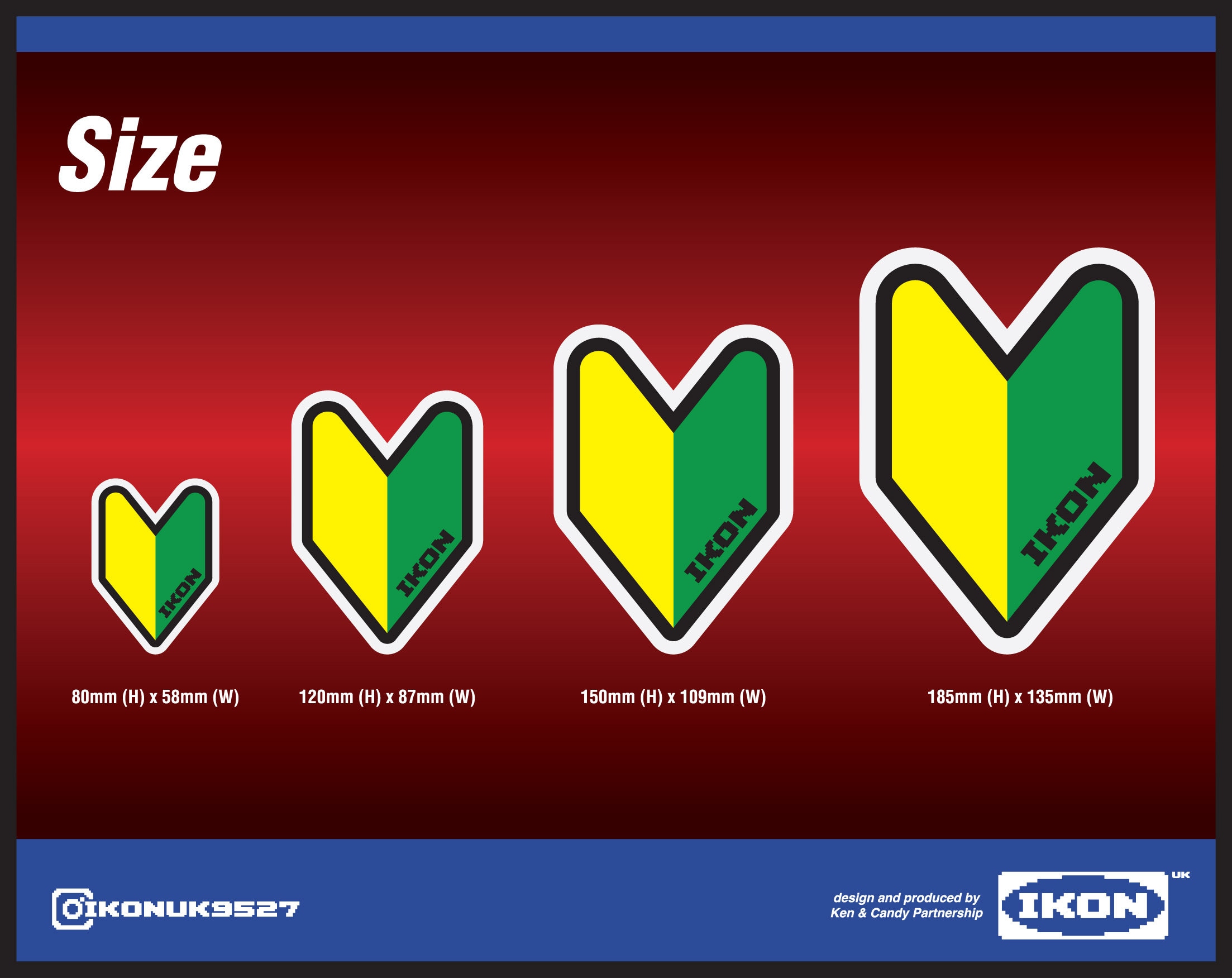 Shoshinsha Mark Vinyl Decal: Japanese Beginner Driver Sign - Etsy